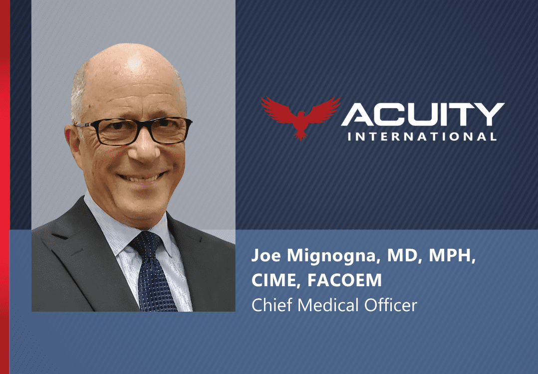 Acuity Spotlight: Dr. Joseph Mignogna, Chief Medical Officer
